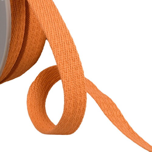 Bobine 25m galon tirets obliques 15mm rose orange saumon