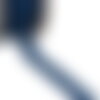 Bobine 20m passepoil cordon 5mm bleu/rouge bengale