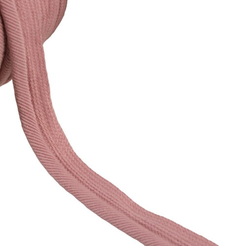 Bobine 20m passepoil cordon fils 6mm vieux rose