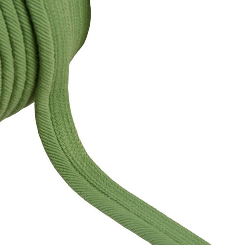 Bobine 20m passepoil cordon fils 6mm vert kaki clair