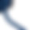 Bobine 20m passepoil cordon fils 6mm bleu/rouge bengale