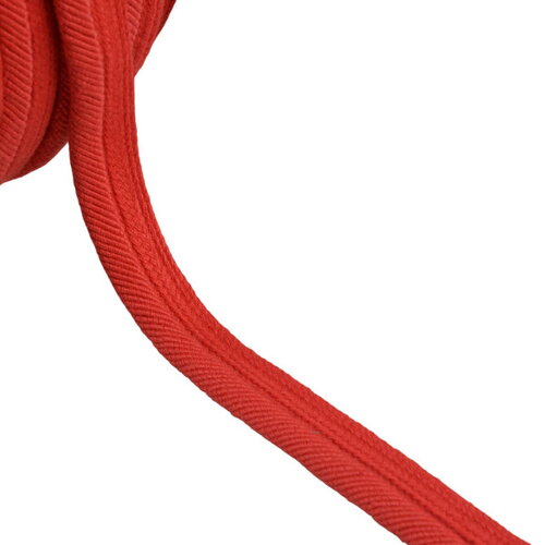 Bobine 20m passepoil cordon fils 6mm rouge