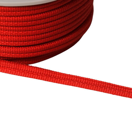 Double cordon 9mm rouge hermès au mètre