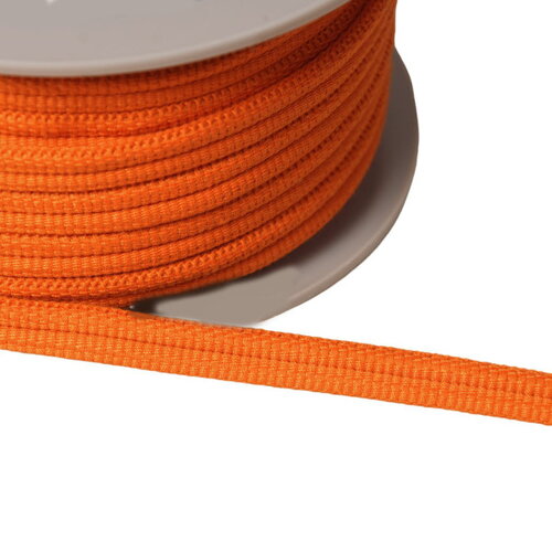 Double cordon 9mm orange au mètre