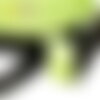 Bobine 20m sangle bicolore réversible 38mm vert fluo/noir
