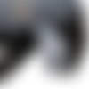 Bobine 20m sangle bicolore réversible 38mm gris/noir