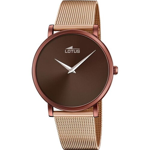 Montre homme lotus bracelet milanais marron