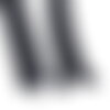 Fermeture spirale bouche à bouche séparable gris foncé - 45cm - 3191