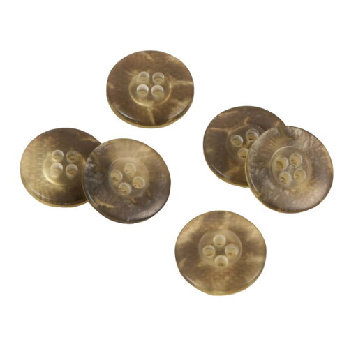 Lot de 3 boutons mix gris anthracite 14mm