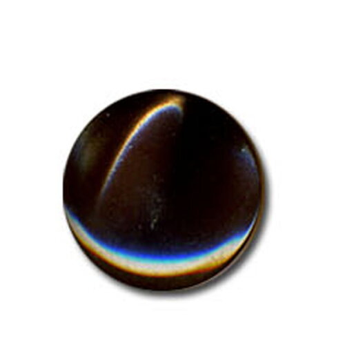 Lot de 3 boutons en forme de bonbon couleur marron 13mm