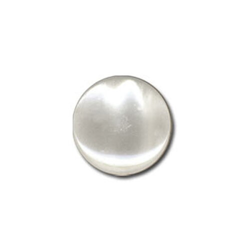 Lot de 3 boutons en forme de bonbon couleur blanc 13mm