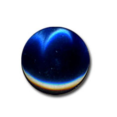 Lot de 3 boutons en forme de bonbon couleur marine 13mm