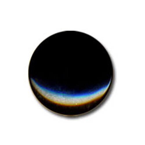 Lot de 3 boutons en forme de bonbon couleur noir 13mm