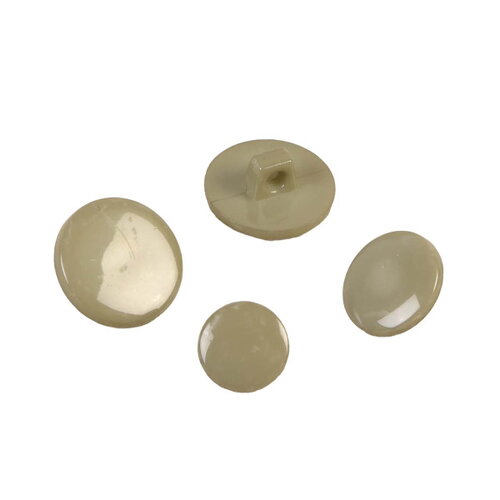 Lot de 3 boutons à queue nylon recylé kaki