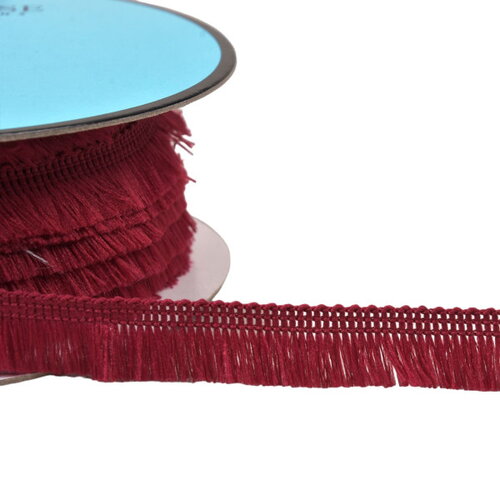 Bobine 25m petite frange 13mm prune
