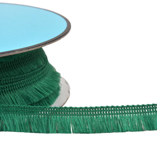 Bobine 25m petite frange 13mm vert foncé