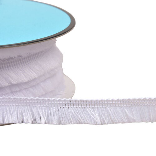 Bobine 25m petite frange 13mm blanc