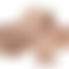 Sangle pied-de-poule 38mm marron chocolat au mètre