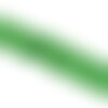 Bobine 15m dentelle élastique fleurs 62mm vert foncé