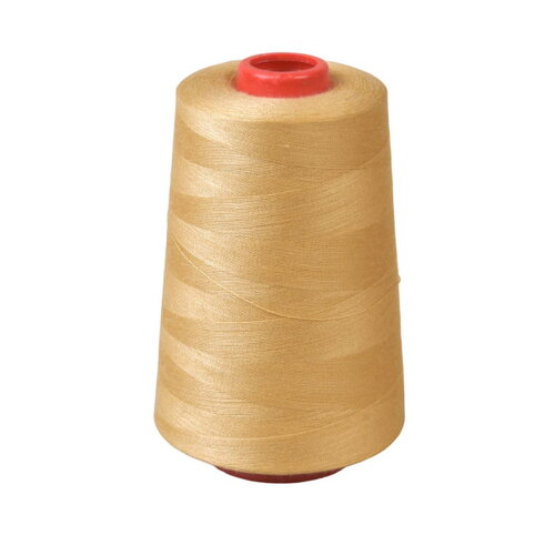 Cône fils polyester 5000 yards/4572mètres haute qualité beige