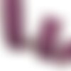 Bobine 15m galon tricot losange 33mm violet