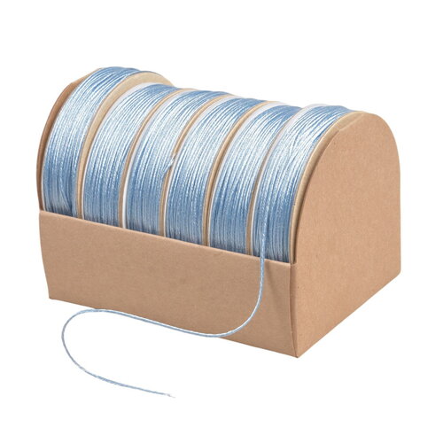 Bobine de 10m cordon à broder 2mm bleu clair