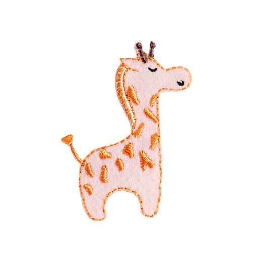 Ecusson thermocollant pour bébé girafe 2,7cm x 5cm