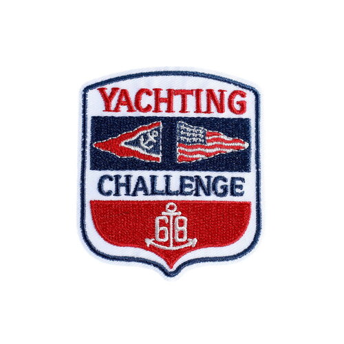 Ecusson thermocollant yachting 5,5cm x 6,5cm