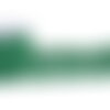 Bobine 20m dentelle coton fleurs 45mm vert vif