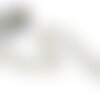 Bobine 20m dentelle rachel roses 28mm vert nil