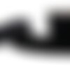 Bobine 20m élastique doux 40mm noir
