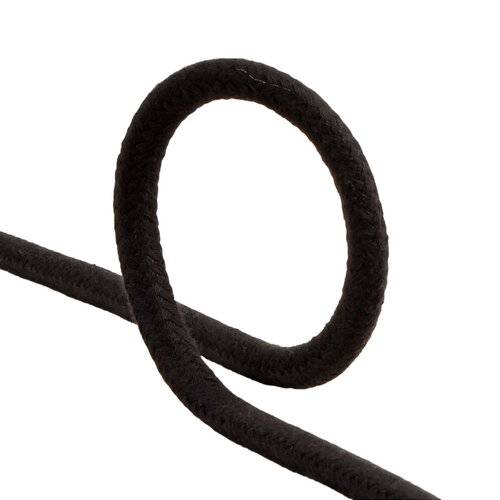 Bobine 15m cordon tressé 10mm noir