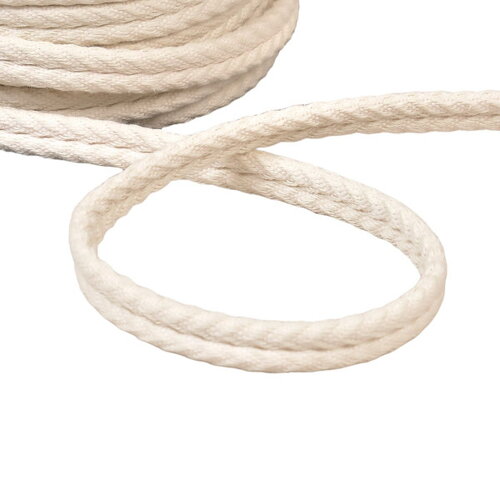 Double cordon chevrons 10mm écru au mètre