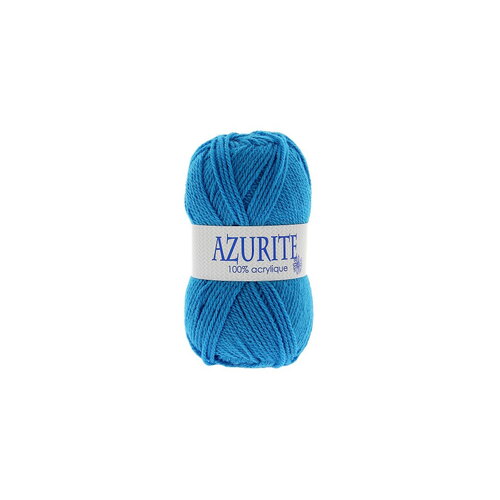Lot de 10 pelotes de laine à tricoter azurite 100% acrylique bleu tropiques 3040