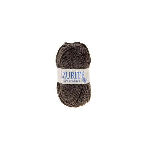 Lot de 10 pelotes de laine à tricoter azurite 100% acrylique marron 0029