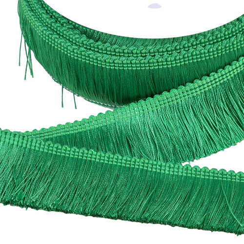 Bobine 15m frange épaisse 45mm vert vif