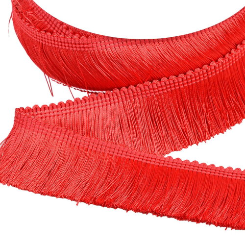 Bobine 15m frange épaisse 45mm rouge