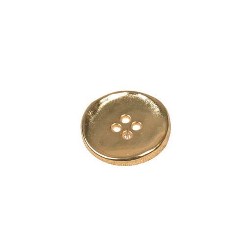 Bouton métal or