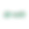 Lot de 5 brandebourgs textile 75mm vert clair