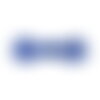 Lot de 5 brandebourgs textile 75mm bleu marine