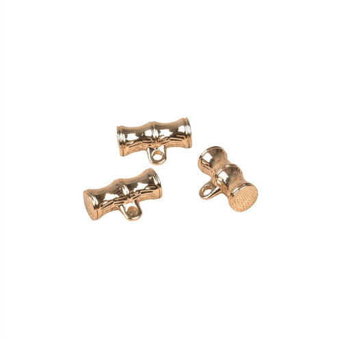 Bouton métal mini buchette 14mm or