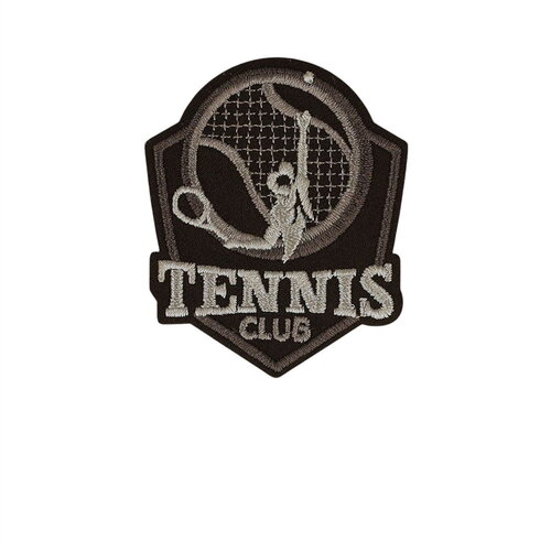 Lot de 3 écussons thermocollants padel et tennis tennis 4,5cm x 3,5cm