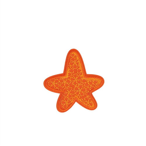 Ecusson thermocollant faune marine etoile de mer 4,2cm x 4,3cm