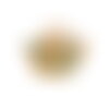 Ecusson thermocollant style osier beige 5,8cm x 4,9cm