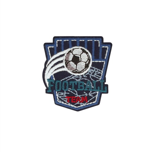 Ecusson thermocollant football  5,1cm x 5,5cm