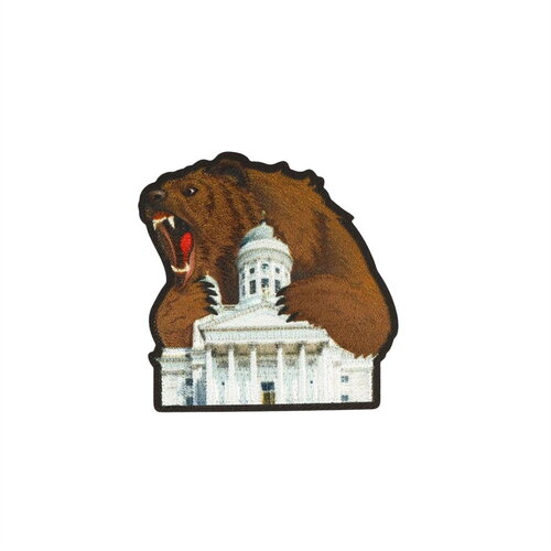 Ecusson thermocollant animaux et monuments ours 4,8cm x 4,9cm