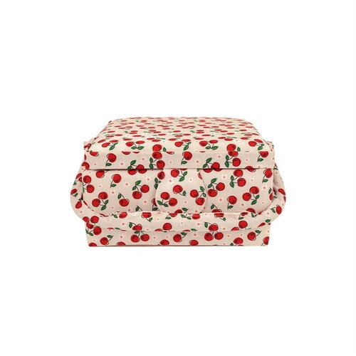 Boîte couture 19,5x13x9,5cm cerise