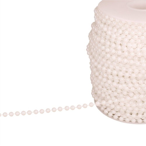 Perle au mètre blanc