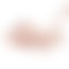 Galon franges 25mm rose au mètre