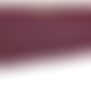 Sangle chinée point sellier 30mm prune au mètre